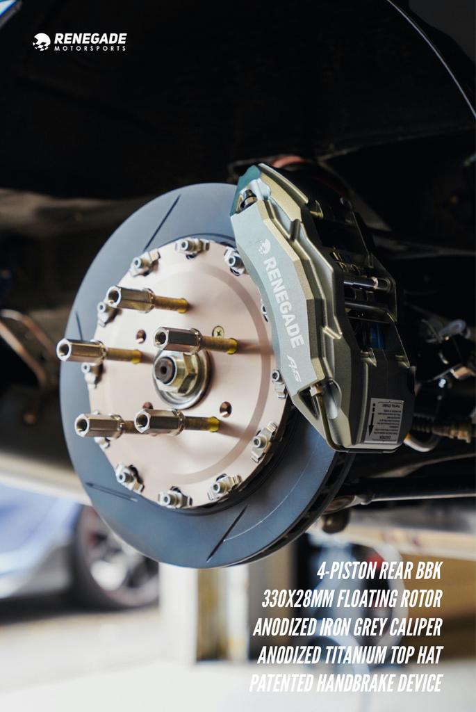 RENEGADE APG BIG BRAKE KIT FOR Honda S2000 ANODIZED GREY
