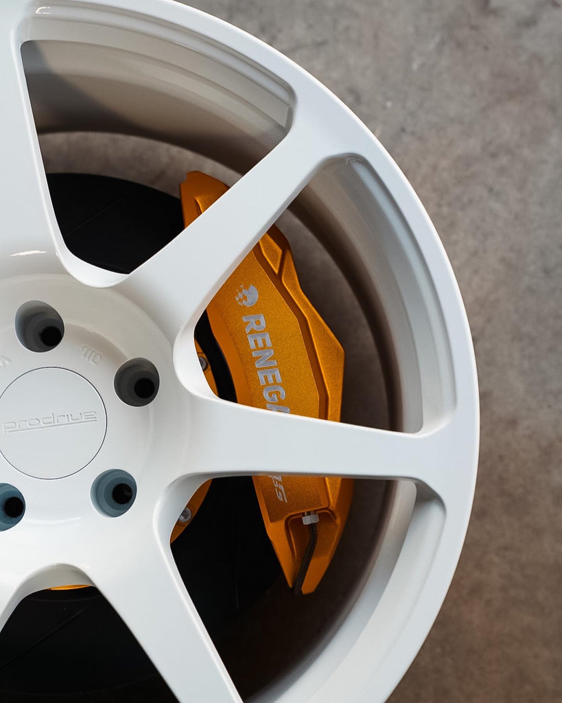 RENEGADE APG BIG BRAKE KIT FOR Honda S2000 CUSTOM COLOR GOLD WHITE PRODRIVE
